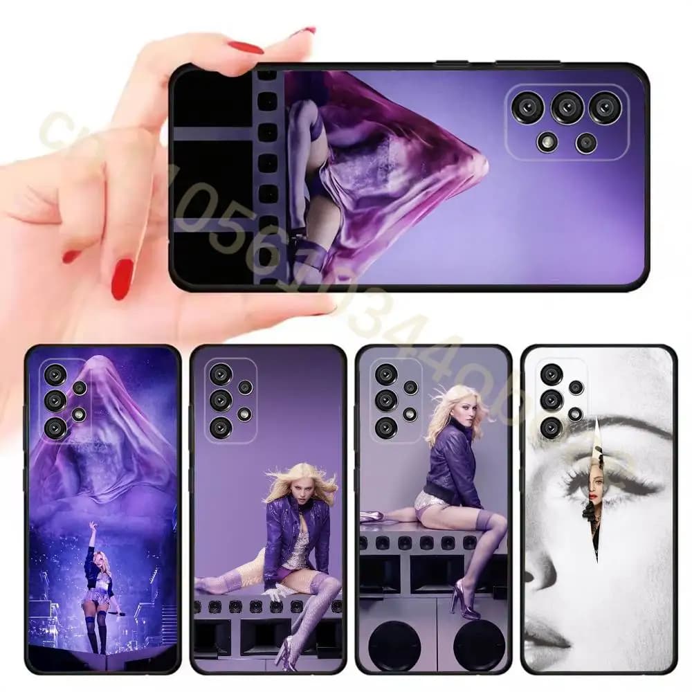For Madonna Confessions II Phone Case For Samsung Galaxy A13,21s,22,31,32,52,53,71,80,A91 Soft Black Cover