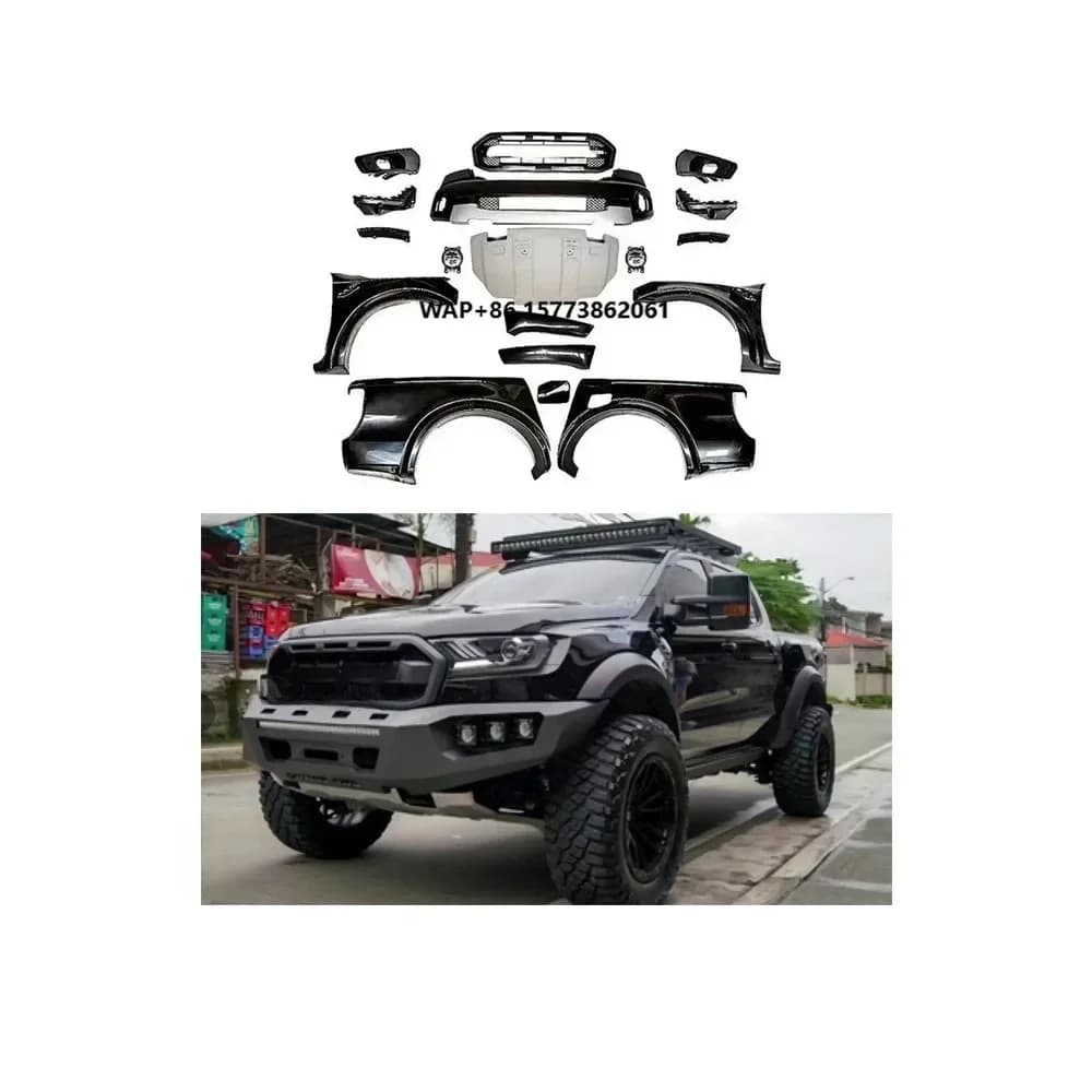 Auto Body Kits Facelift Bodykit Body Systems for 2012 -2021 T7 T8 Ranger Upgrade Raptor Lite Kit