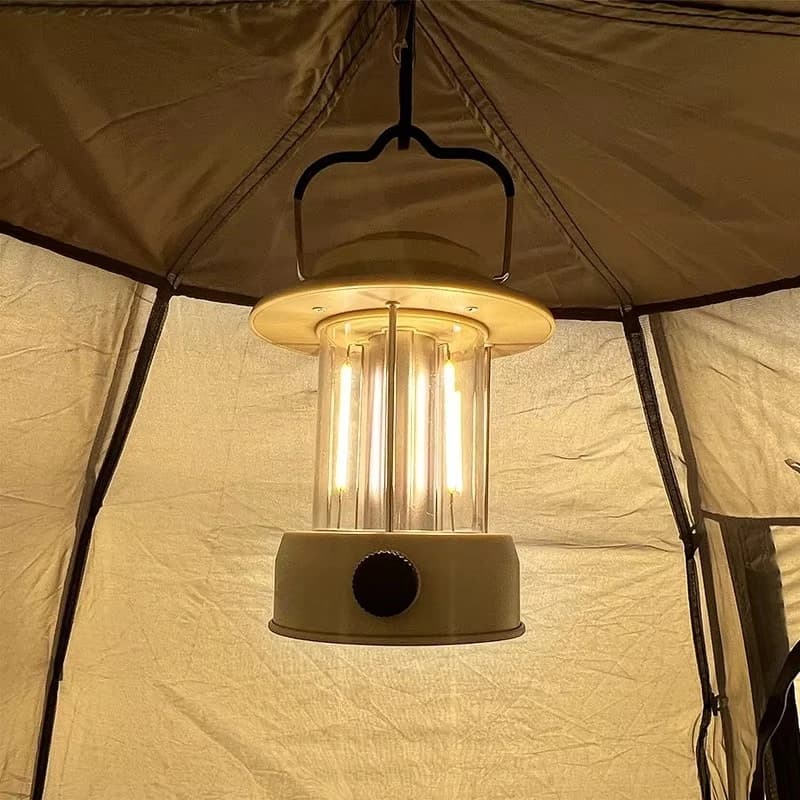 Camping Light Retro Light Emitting Diode Tent Camping Light Portable Retro Outdoor Camping