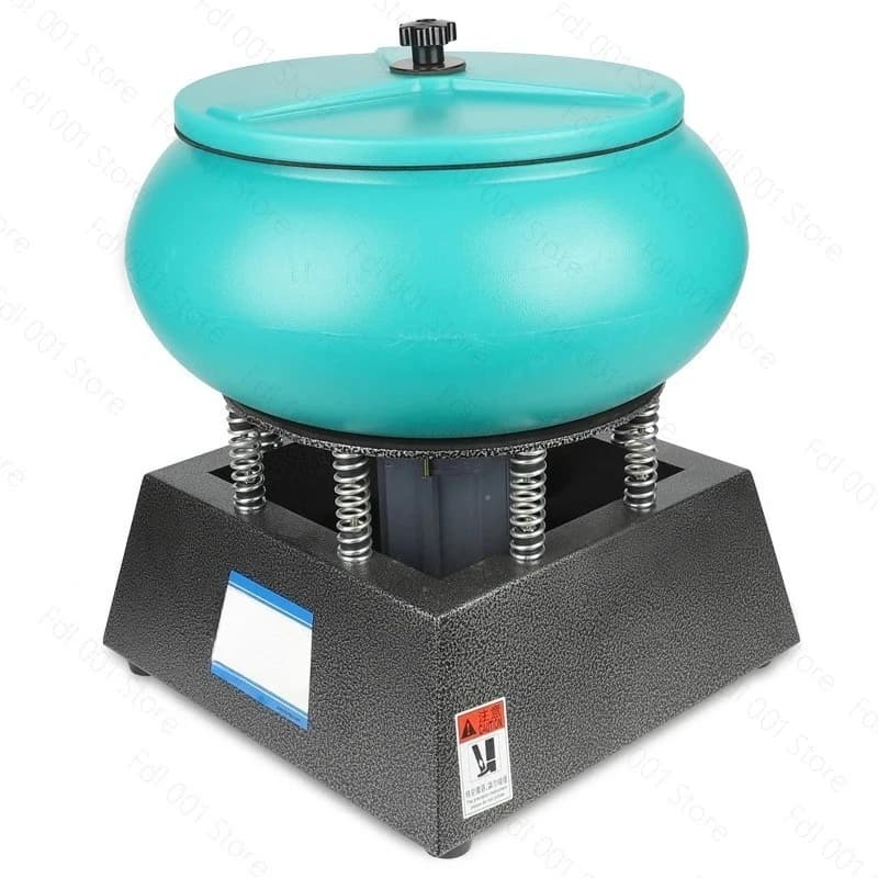 17-Inch Super Large Vibratory Tumbler: Wet/Dry Polisher For Metal Jewelry And Pearl Finishing