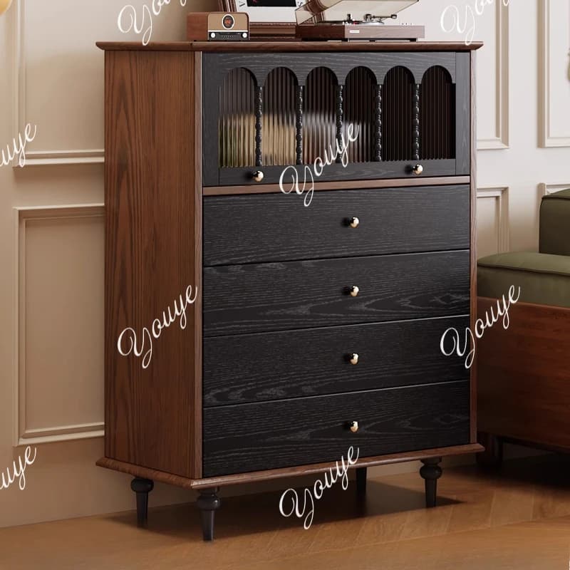 medieval retro dining side cabinet, chest cabinet, bedroom, living room against the wall, sofa shelf next to the TV cabinet,