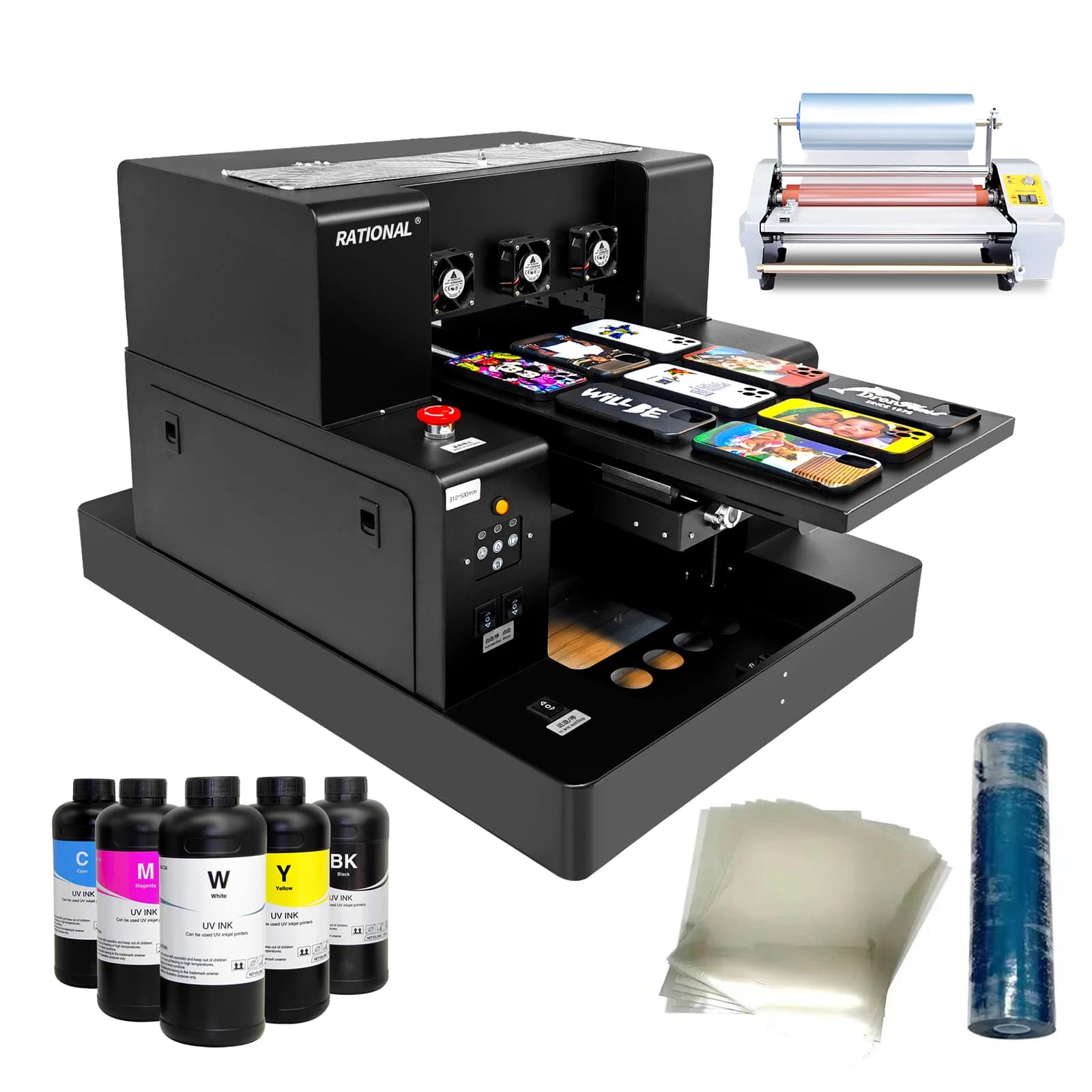 HUACAI 12 Inch A3 A3+ Brand New Model DTF Printer With Powder Shaking Machine L805 XP600 DTF Printer