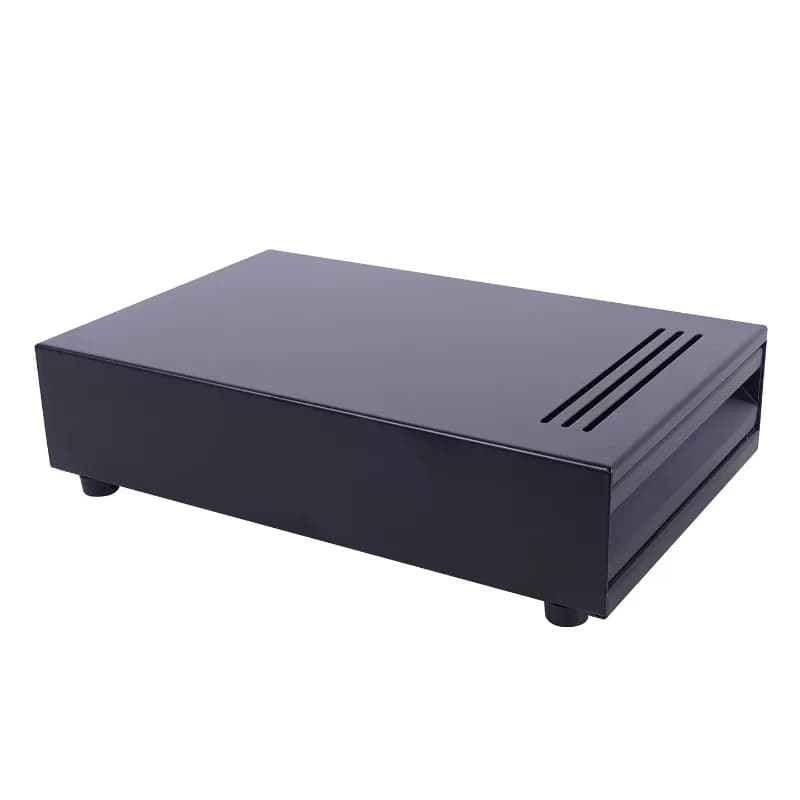 Italian simple drawer bar counter coffee powder box commercial stainless steel thickened