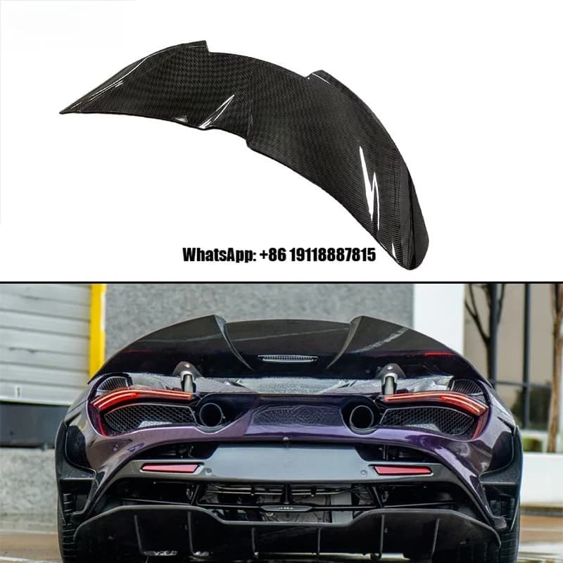 765LT Style Spoiler Rear Wing High Quality Fast Delivery Dry Carbon Fiber Body Kits for Mclaren 720S