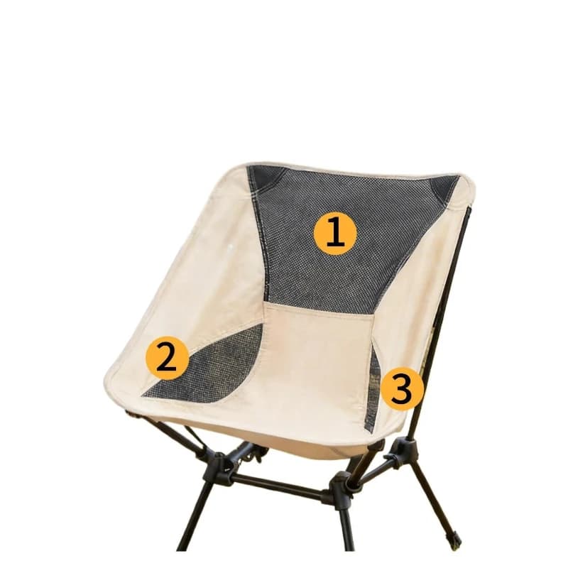 Motorcycle Travel Outdoor Moon Chair Ultra Light Aluminum Alloy Camping Chair Folding Chair Portable  Motorcycle