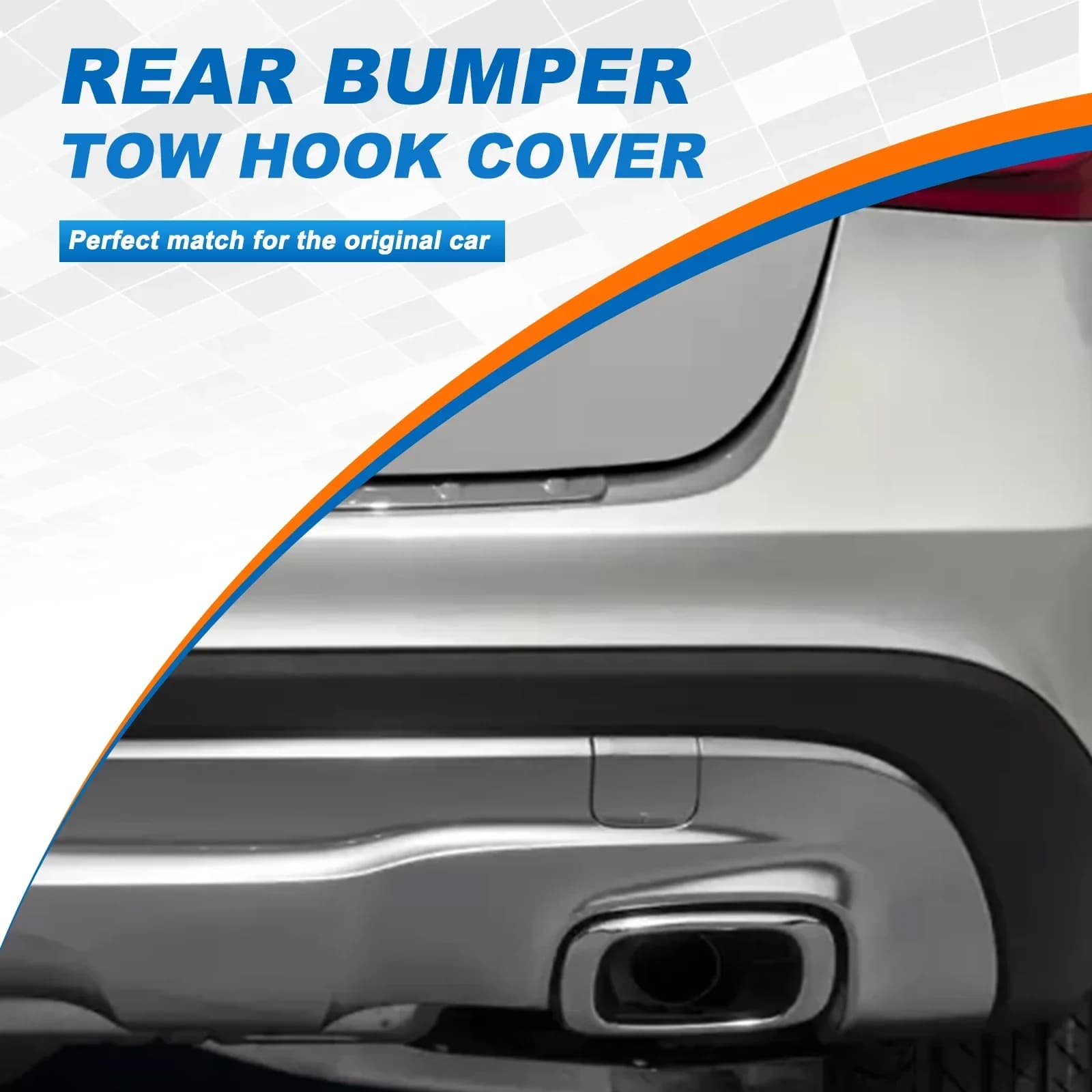 For Mercedes Benz GLA W156 X156 GLA200 GLA220 GLA260 2017-2020 Rear Bumper Tow Hook Cover Cap