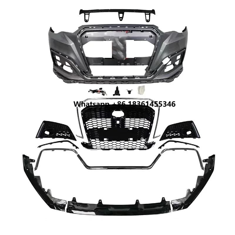 for  Corolla Cross Frontlander 2022 modified Sport Style grille front lip surround Car Accessories Body kit Front bumper