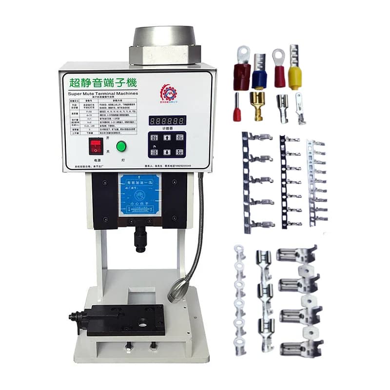 Fully Automatic High-speed Terminal Crimper 2.0T Low Noise Super Mute Terminal Crimping Machine 220V
