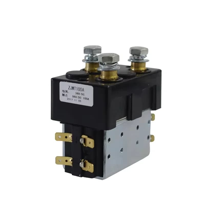 China Made Electrical 36v 100a Contactor Types ZJWT100A Replace Albright 88 36v