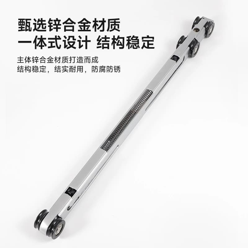 Two-way buffer sliding door guide rail pulley accessories kitchen sliding door wooden door aluminum frame hanging sliding