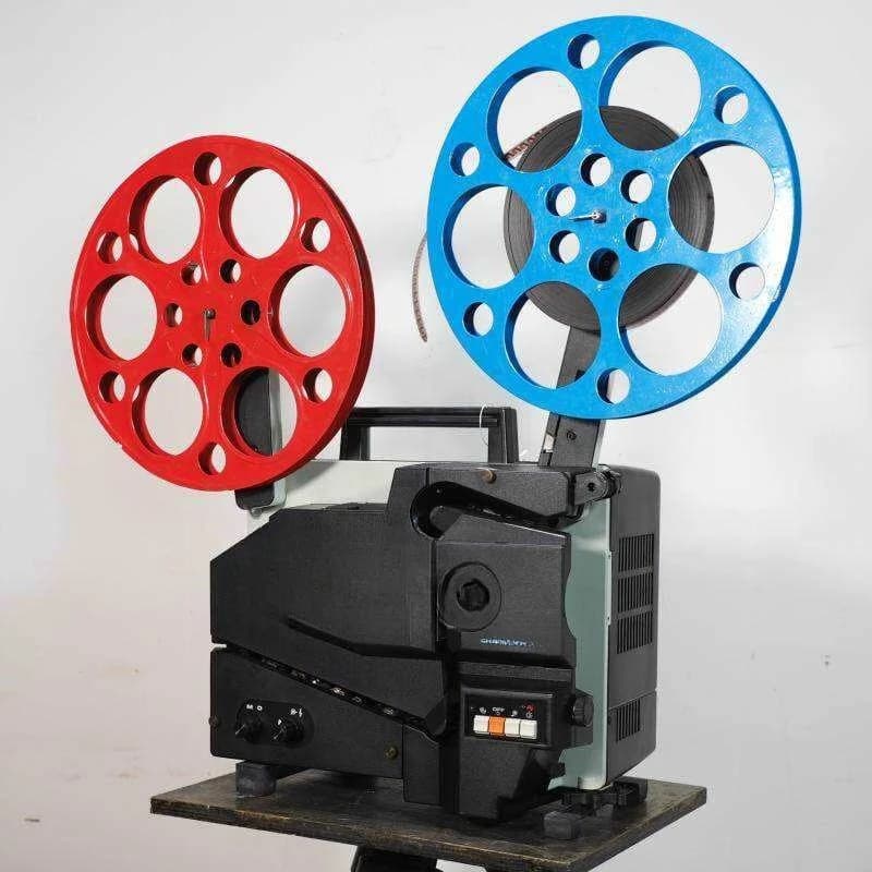 Slot machine 16mm vintage film projector projector with tripod