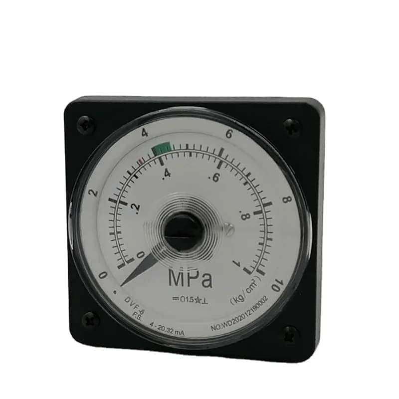 Mpa Meter Efficient and Durable 80mm Pressure Meter in Multi-scale bar Meter Analog Meter