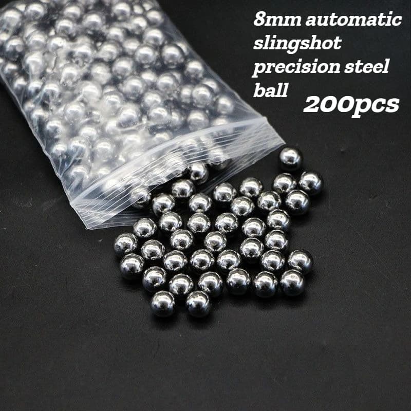 200pcs 8mm Precision Steel Ball Slingshot Accessories, Outdoor Tool Parts