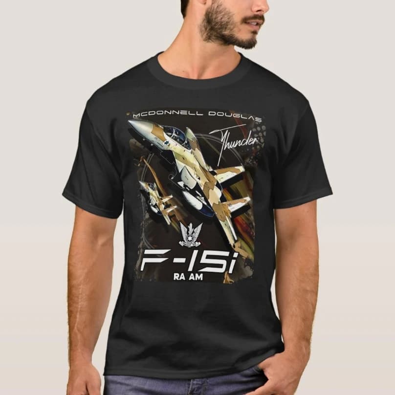 IAF Israeli Air Force F15 Fighter T-Shirt New 100% Cotton O-Neck Summer Short Sleeve Casual Mens T-shirt Size S-3XL