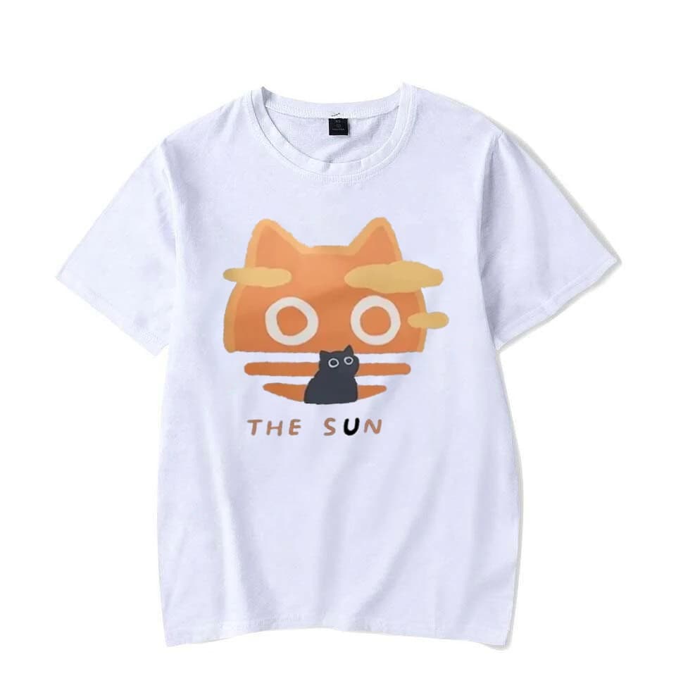 Summer Fans Cat Print Anime Funny Men's Woman's T-shirt Hip Hop Fashion Casual Large Y2K Couple's T-shirt Comfortable Clothing