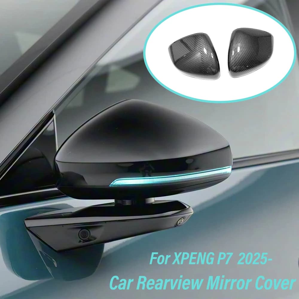 For Xpeng P7 2025 Car Rearview Mirror Cover Trim Accessories External Protective Styling Auto Parts