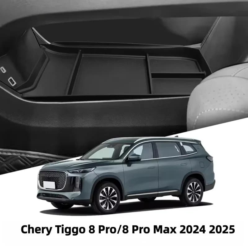 for Chery Tiggo 8 Pro/8 Pro Max 2024 2025 Center Console Lower Storage Box Accessories Storage Tray Case Fit for Left Rudder
