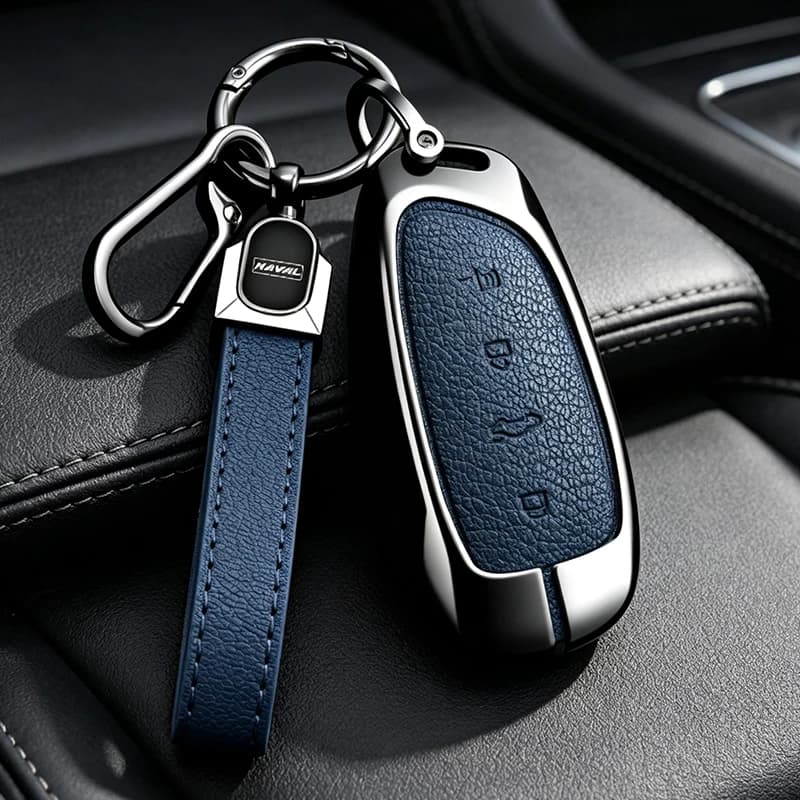 Suitable Car Key Case Cover for Great Wall Haval H6 2024 H9 2025 H2 M6 Cool Dog Plus Owl Dragon MAX F7 F7X F7H H8 H3 Metal Shell