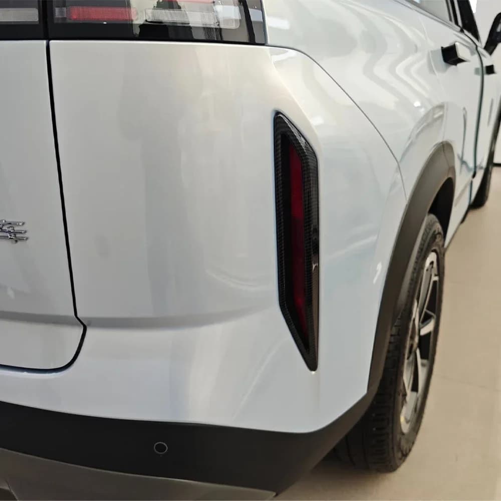 Rear Fog Light Cover for Jaecoo J7 2025 Car External Accessories Decorative Fog Lamp Frame Styling Stickers Auto Parts 2pcs