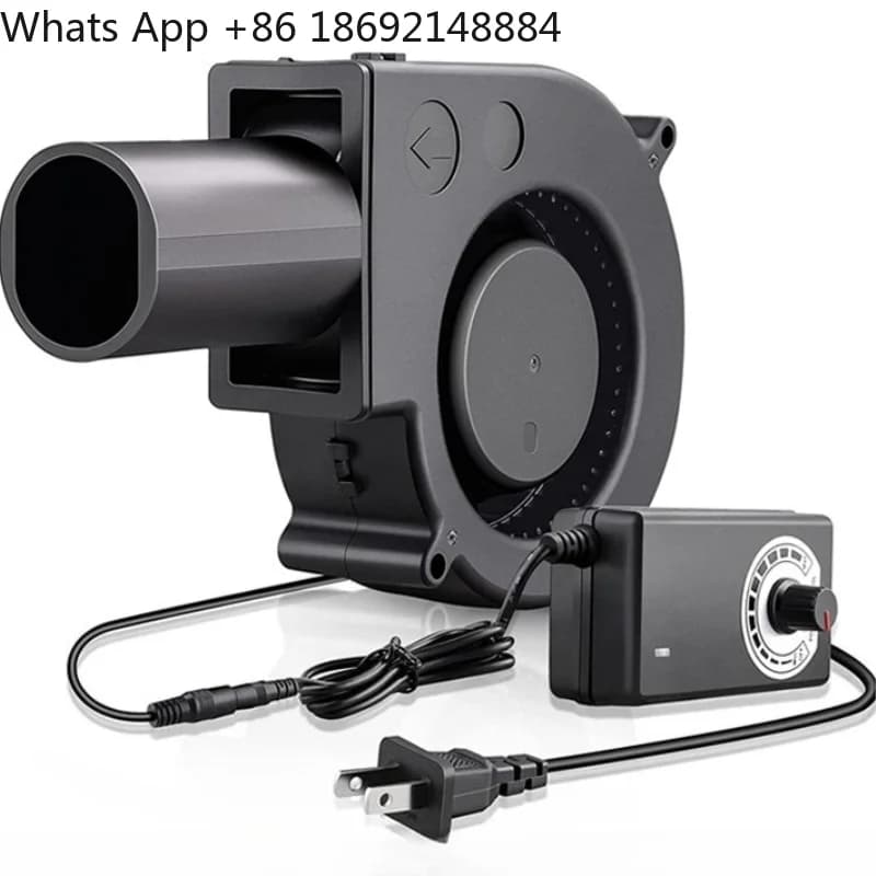 9733 turbine blower for bbq grills, wood stoves, and waste oil furnaces - adjustable speed fan