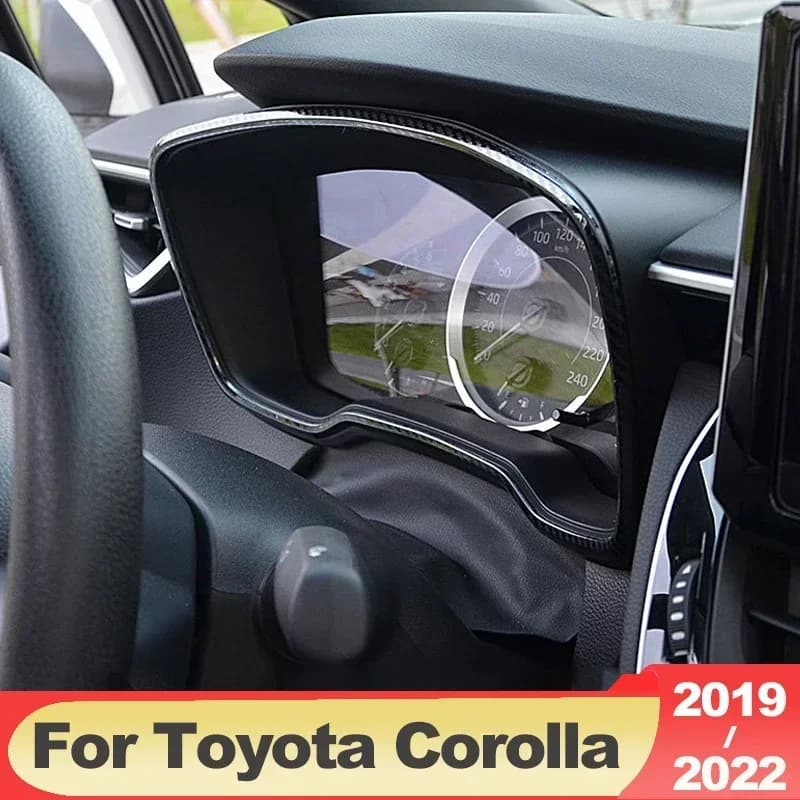 For Toyota Corolla E210 2019-2023 2025 Stainless Car Dashboard Frame Cover Trim Car Headlight Adjustment Decoration Accessories