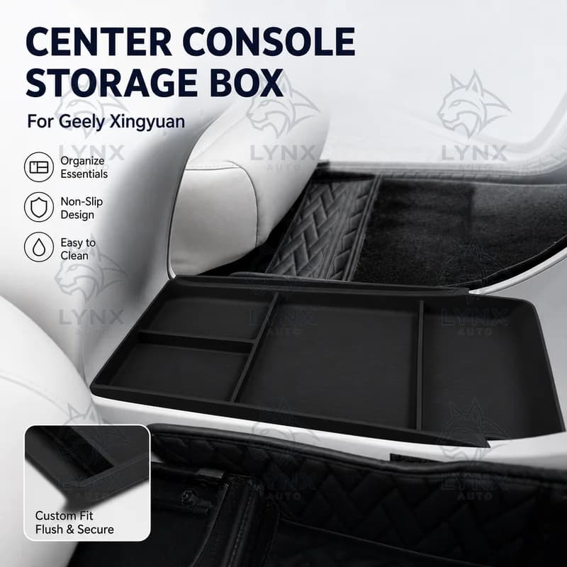 For Geely Xingyuan Center Console Storage Box Car Organizer Accessories Interior Modification Parts Vehicle Supplies