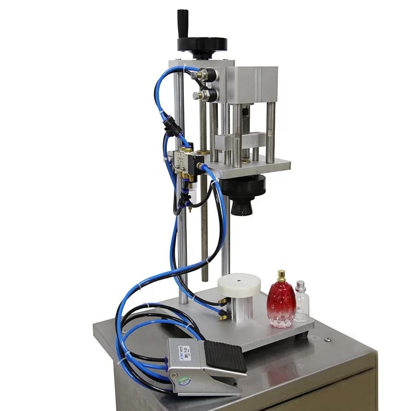 Packaging Spray Capping Crimping Perfume Bottle Sealing Machine Perfume Collaring Machine Sealing Machine