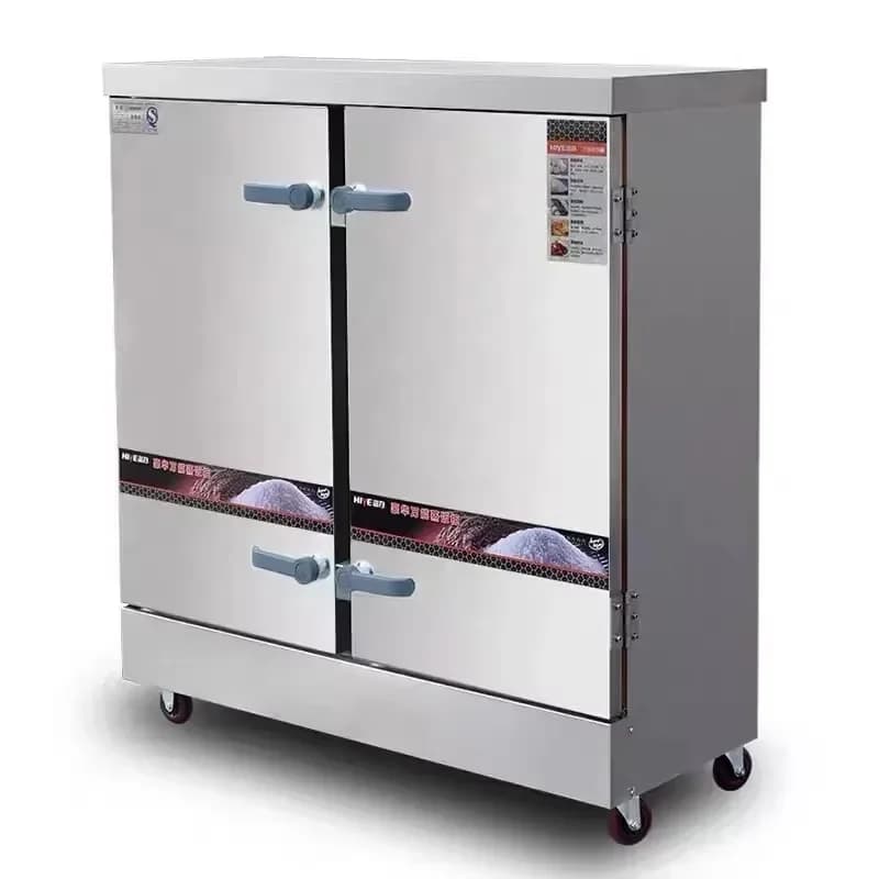 Commercial Kitchen Equipment Stainless Steel Electric Gas Rice Electric Gas Steam Steamed Cabinet Seafood Streamer