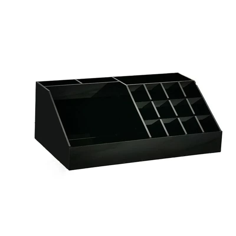 Simple acrylic cosmetics storage box desktop shelf lipstick skin care products dresser finishing