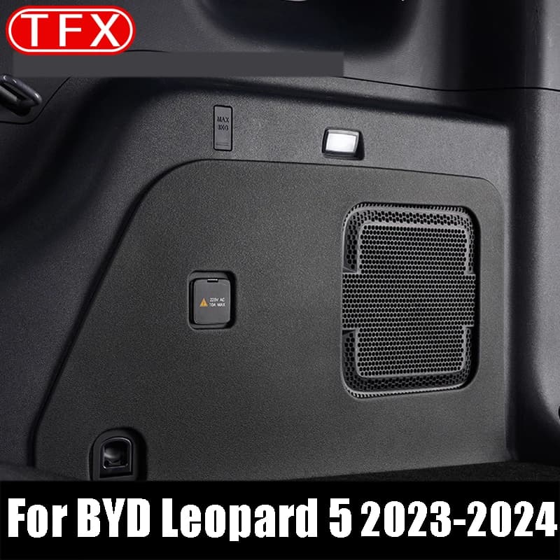 For BYD Leopard 5 Denza B5 2025 2026 Car Trunk Side Protection Mat TPE Tailgate Side Package Mat Anti-scratch Plate Accessories