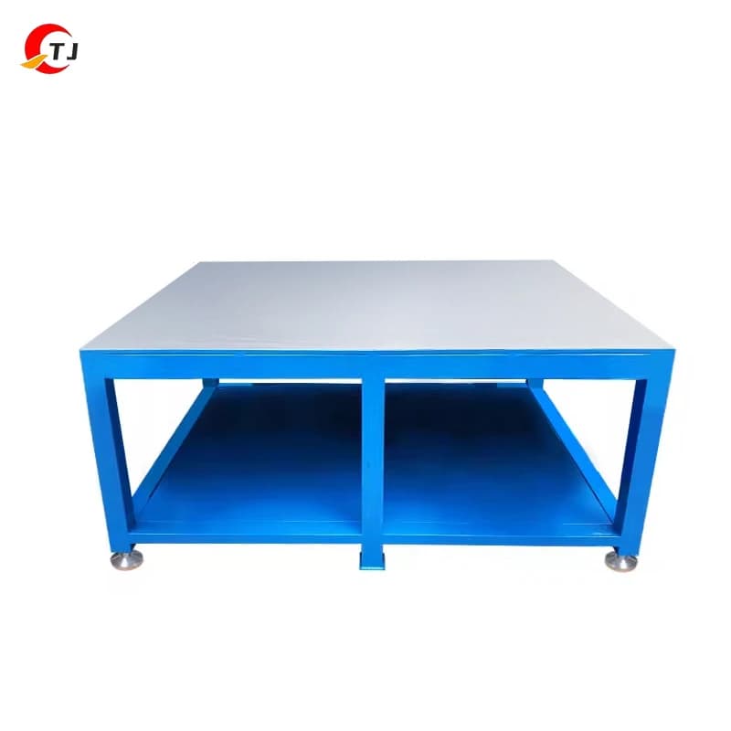 Heavy- Adjustable Mobile Steel Top Welding Workbench with Under Shelf New Condition