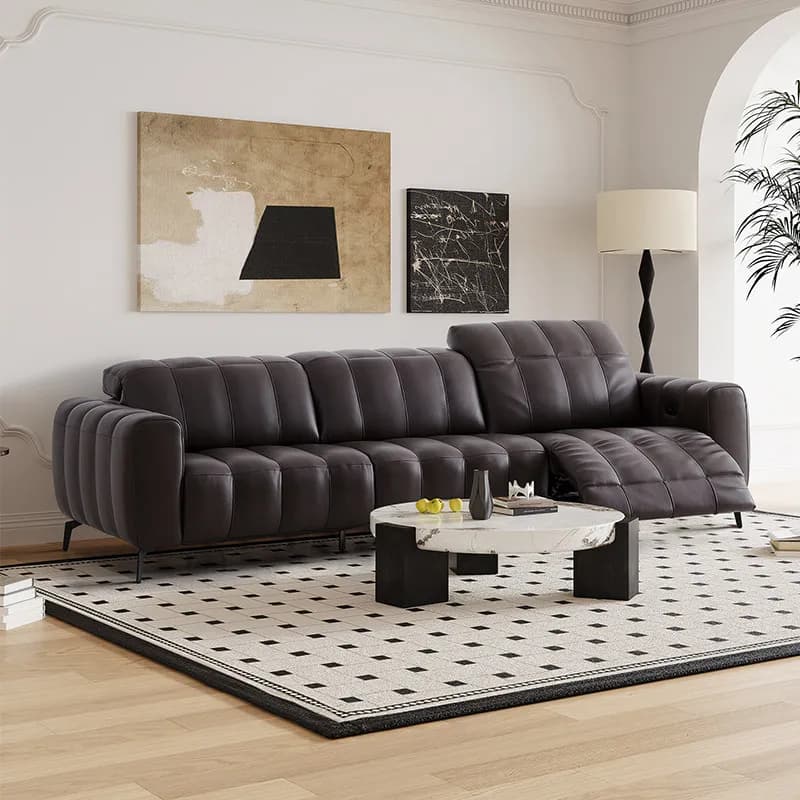 Modern Italian Electric Sofa 2 Seats Armrest Relax Sleeper Lazy Sofa Living Room Luxury Oversized Divano Moderno Furniture Home
