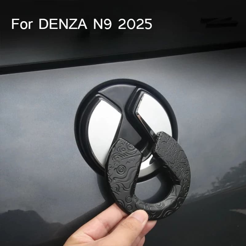For DENZA N9 2025 Aluminum Alloy Personalized Front and Rear Logo Modification Accessories  Wheel Hub Emblem Logo