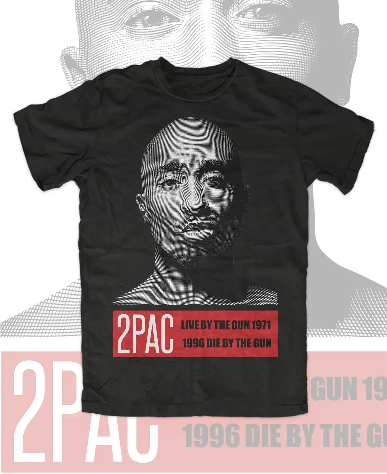Tupac 2Pac Makaveli West Coast Hip Hop Rapper T-Shirt. Summer Cotton Short Sleeve O-Neck Mens T Shirt New S-3XL