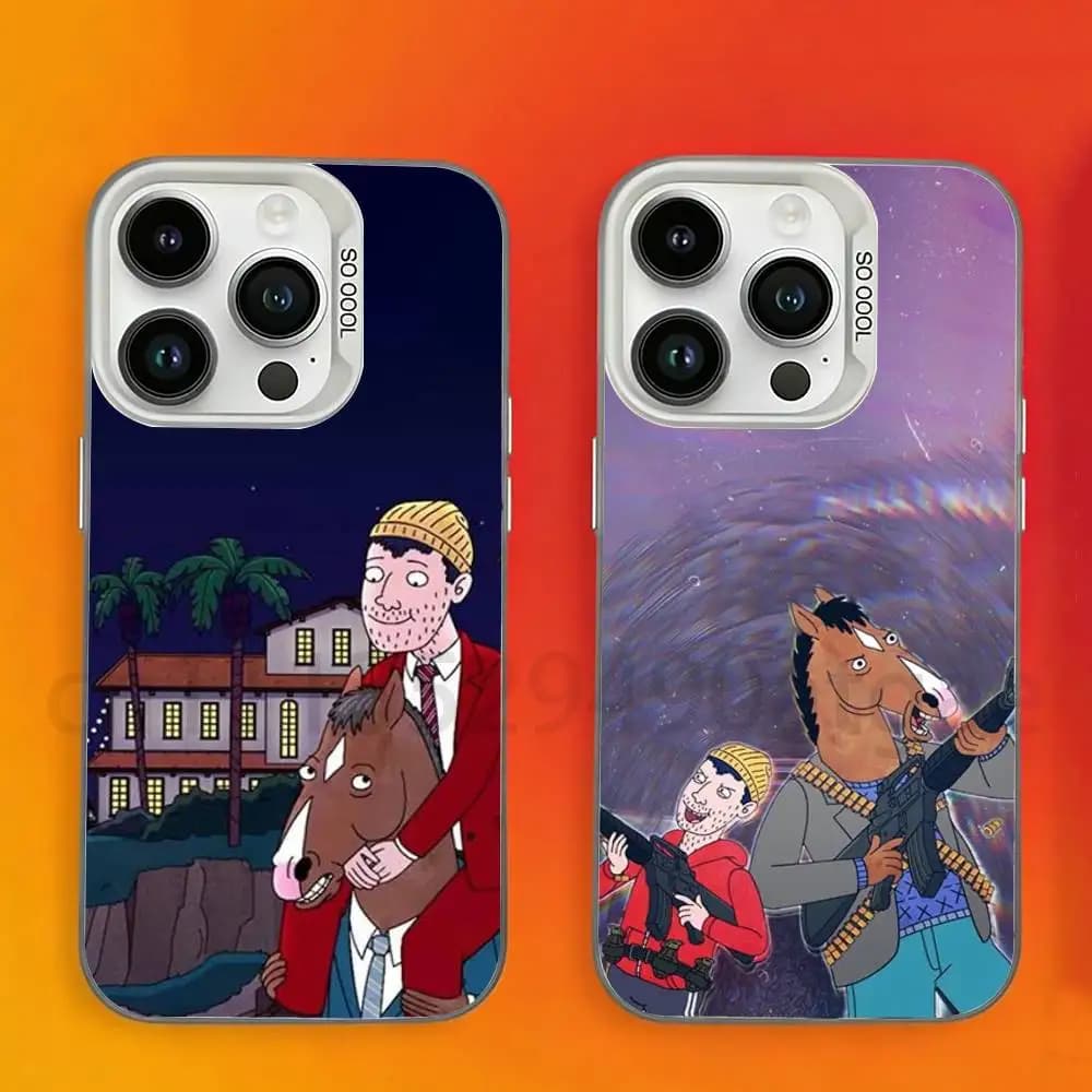 B-BoJack H-Horseman Phone Case For iPhone 17,16,15,14,13,12,11,Pro,Max,Plus,Mini, Matte Shockproof Case