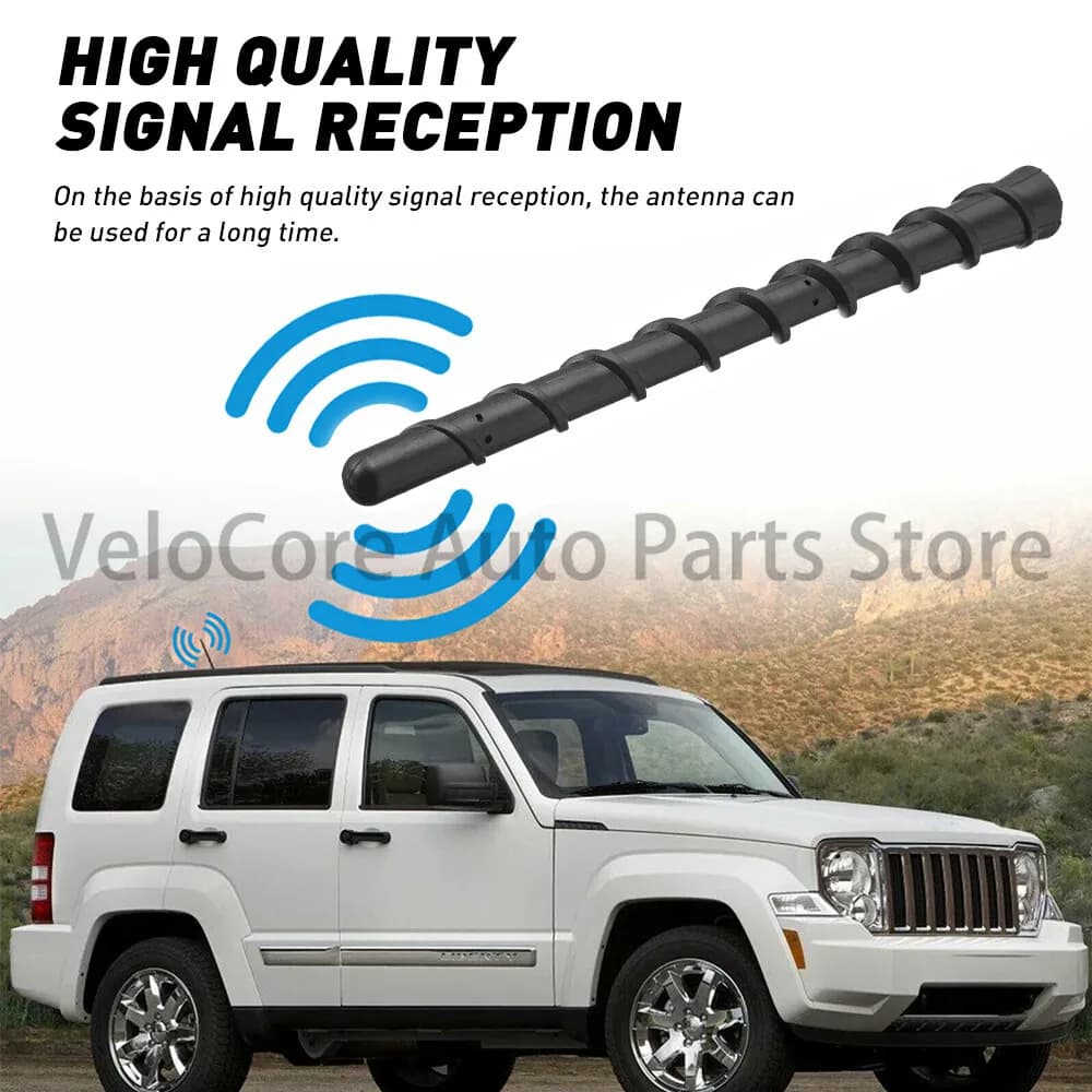 7" Short Black Antenna Mast Radio AM/FM for FORD F-150 F150 1980-2008 Brand New