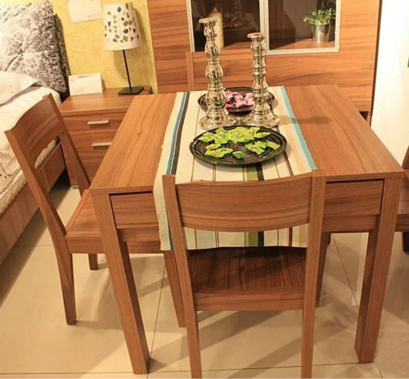 /Chinese restaurant wooden dining chair and table set