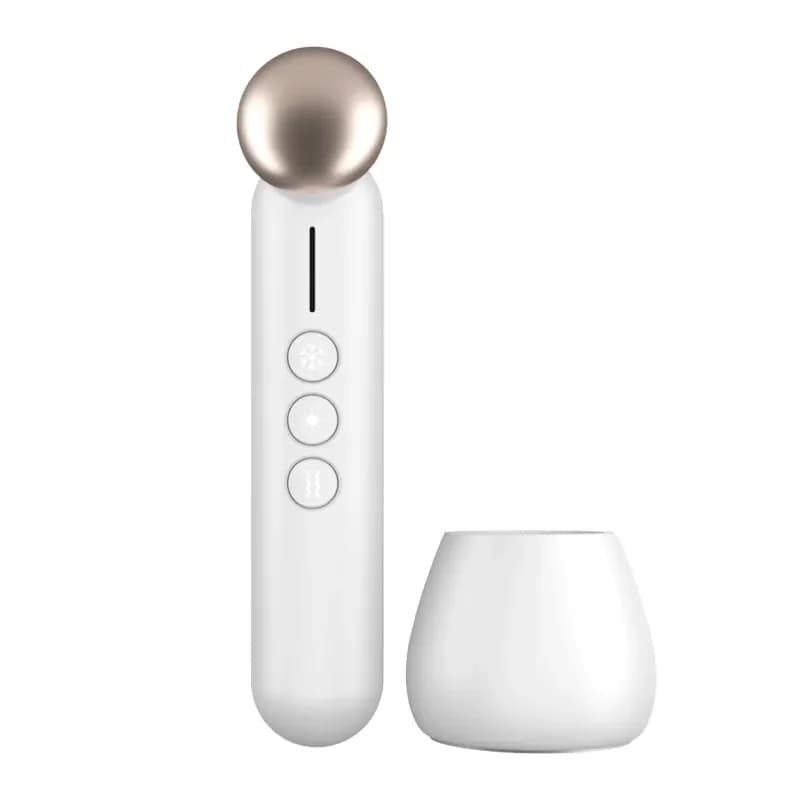 USB Rechargeable Eye Beauty Instrument Vibration Hot and Cold Therapy Massager Wand