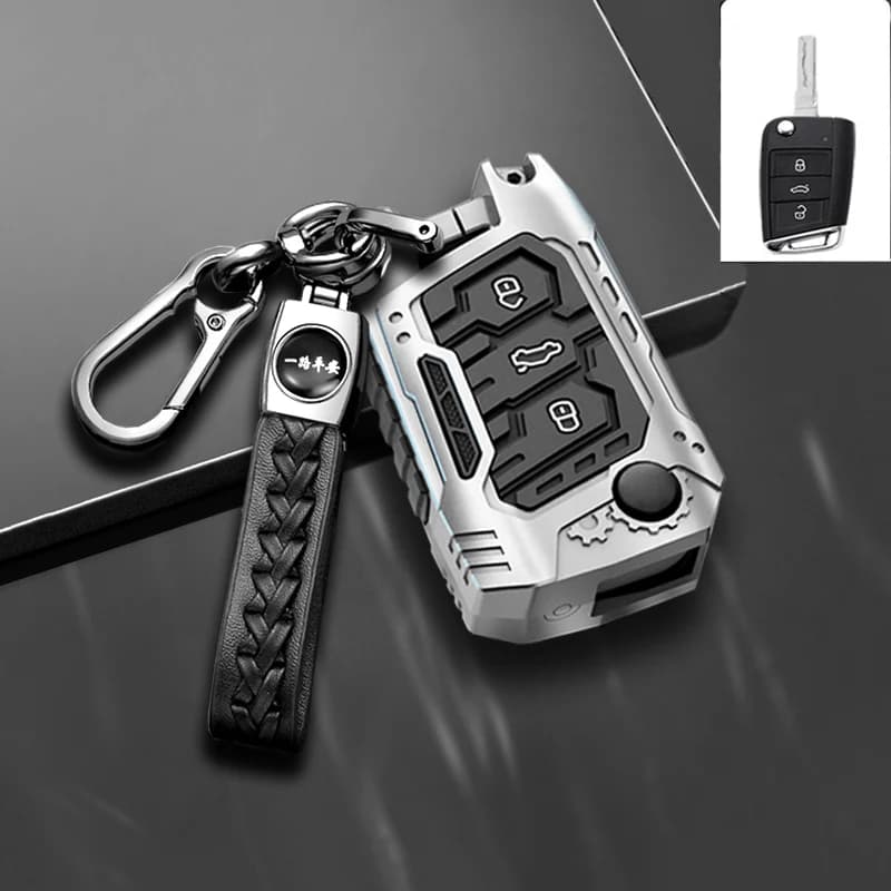 For VW golf 7 GTI POLO T-Cross T-Roc touran Tiguan Skoda Octavia Rapid kodiaq Fabia Seat Ibiza leon Ateca Arona Key Case Cover