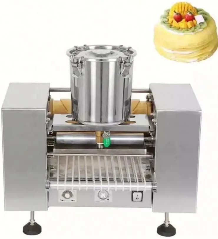 Automatique Industrial 110V 220V Pancake & Thousand Layer Cake Vietnamese Spring Roll Making Machine 50 Pcs/Min