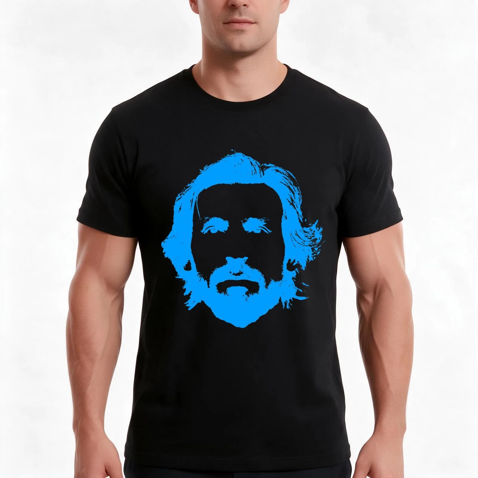 ANDREA PIRLO T-Shirt, Summer Casual Cotton Tee, Oversized Streetwear Tops, Vintage Graphic Print, Loose Fit Short Sleeve
