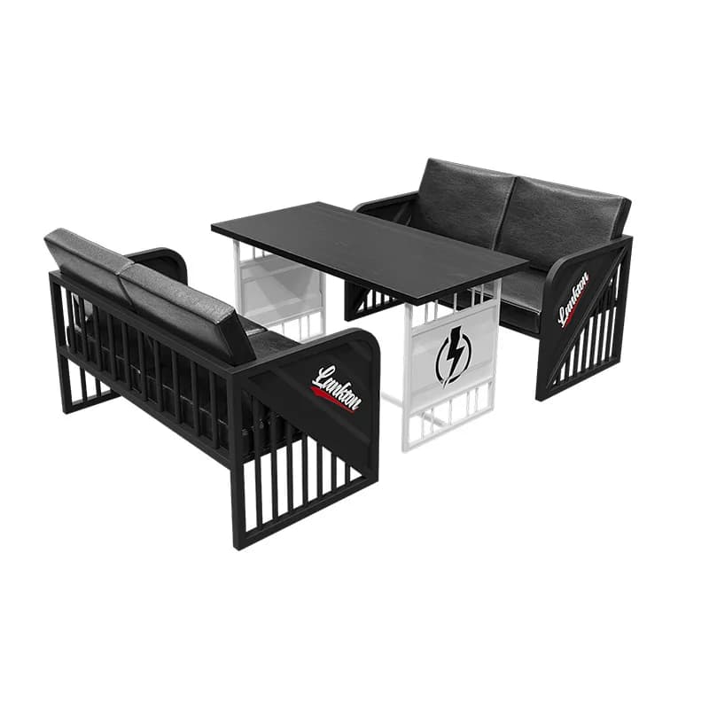 LH industrial style music booth sofa barbecue shop cafe bistro commercial sofa