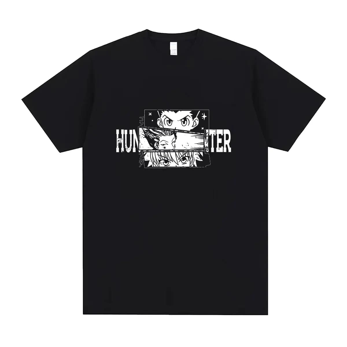Anime Hunter X Hunter Gon Freecss Hyskoa Killua Zoldyck T Shirts Men Women Cartoon Manga T-shirt Male Fashion Vintage Streetwear