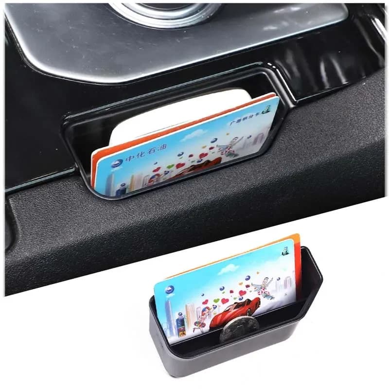 1Pcs ABS Black For 2010-2016 Land Rover Discovery 4 LR4 Car Styling Car Gear Storage Box Phone Tray Car Interior Accessories