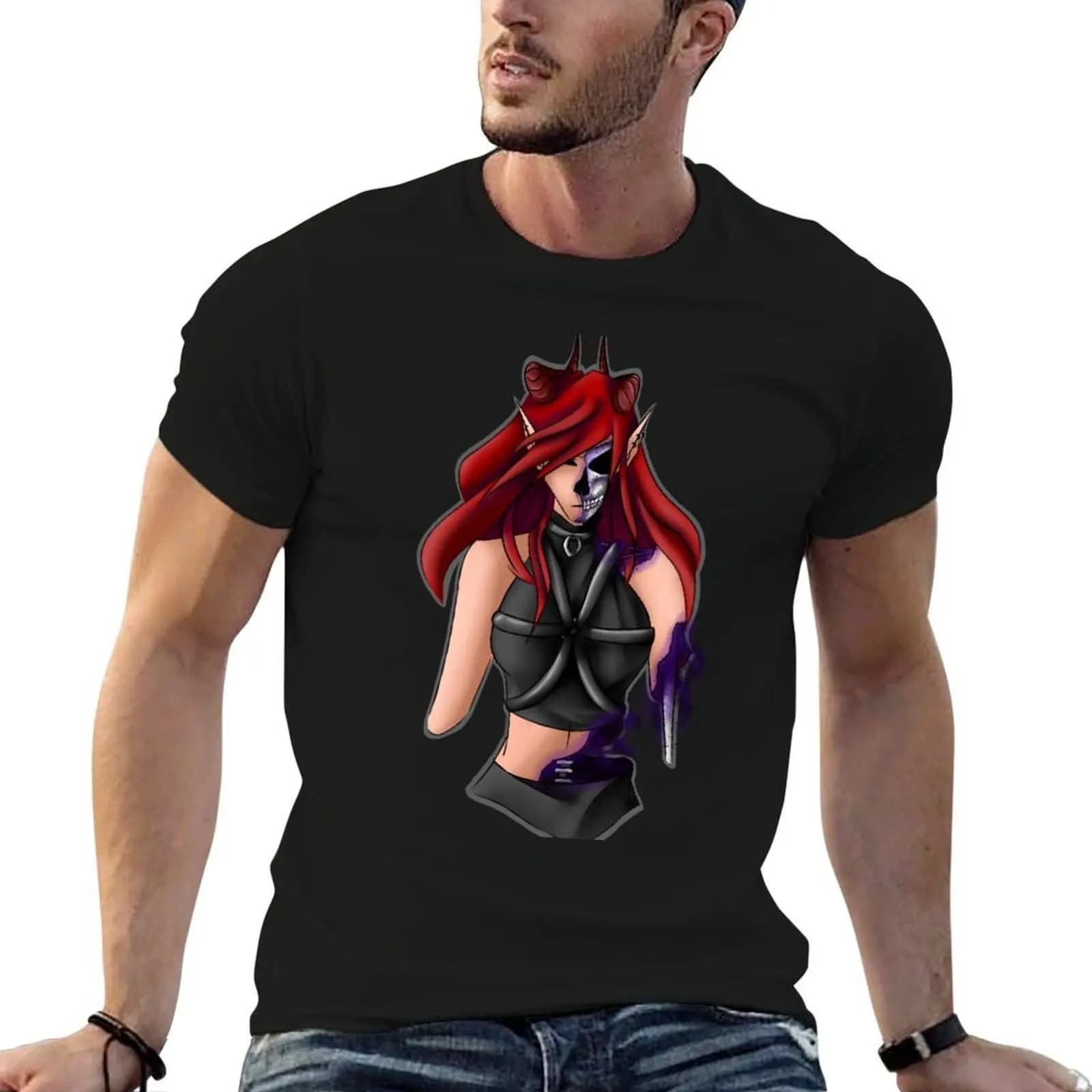 Shinzumie, Hel form T-Shirt summer shirt customs t shirts for men pack