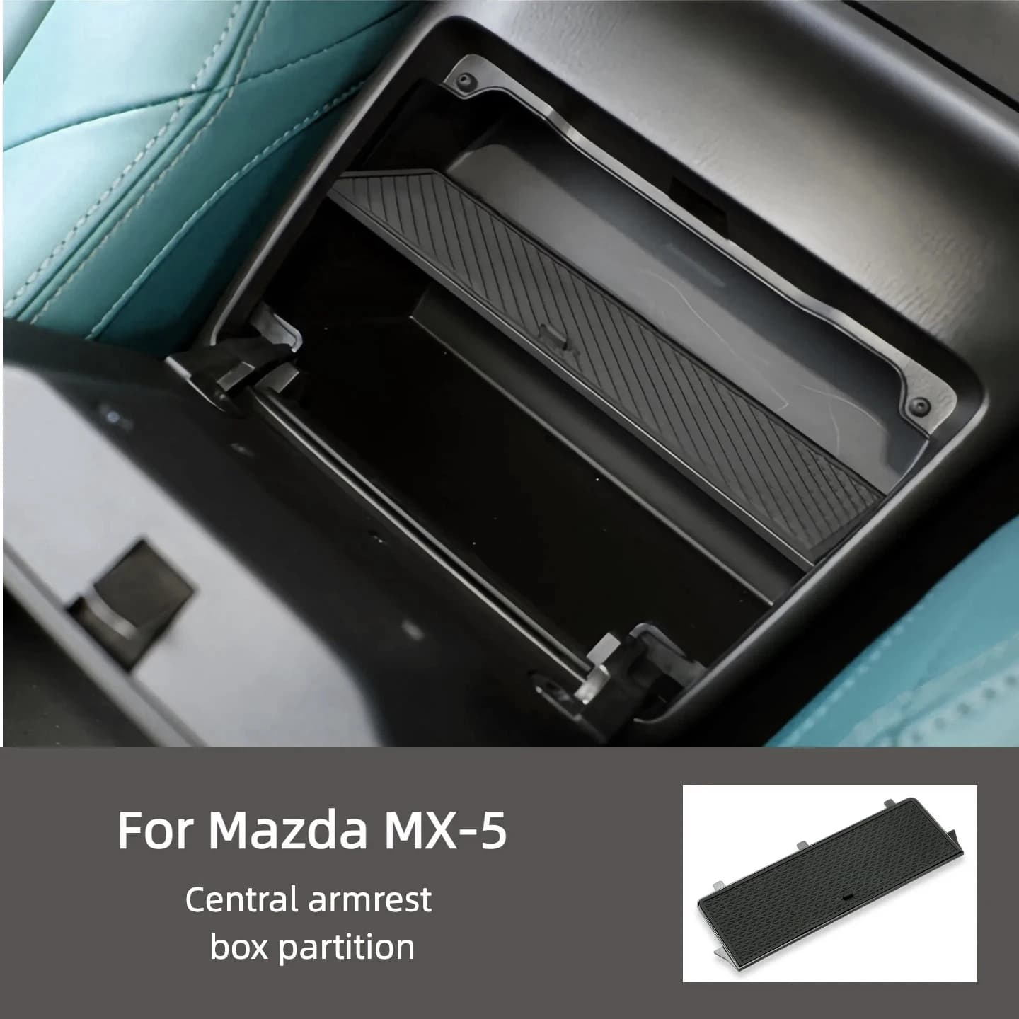 Fits Mazda MX-5 Car Central Armrest Box Partition Modification MX-5 Storage Box Divider Decoration