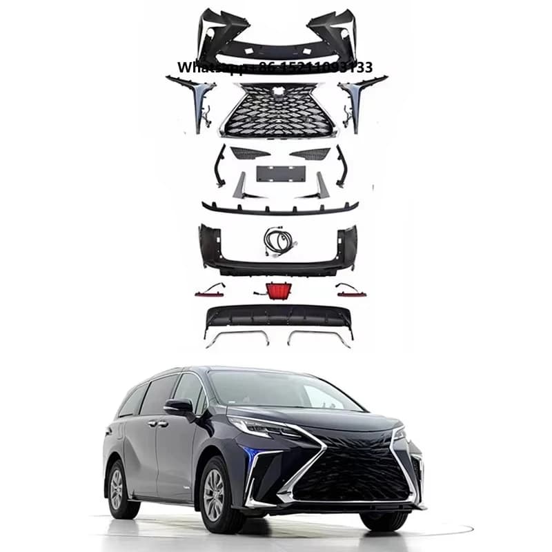 Manufacturer's Auto Parts Exterior Body Kit for Luxury VIP Cars and Vans for Sienna