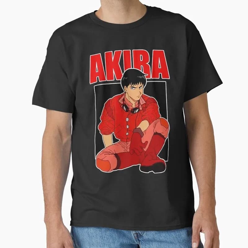 Akira Cyberpunk City Explosion Anime Gift T‑Shirt 1017 Retro Sci‑Fi Manga Graphic Tee Shotaro Kaneda Neo‑Tokyo Unisex Streetwear