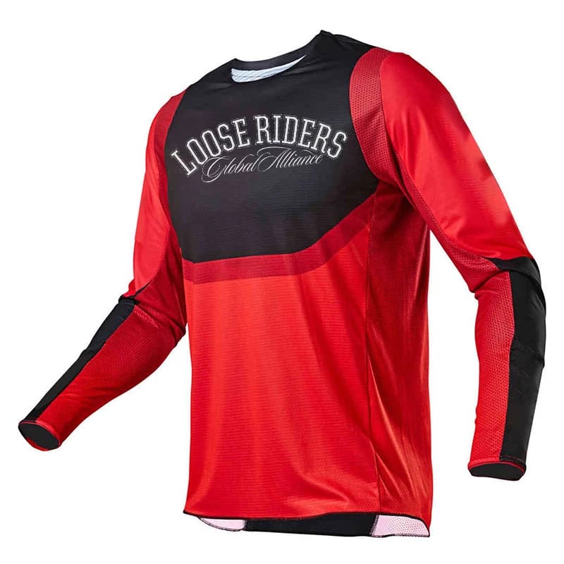 2025 Loose Rider Jersey DH Motocross Downhill Sweater BMX Bicycle Shirt BMX Endurance Racing Long Sleeve Jacket