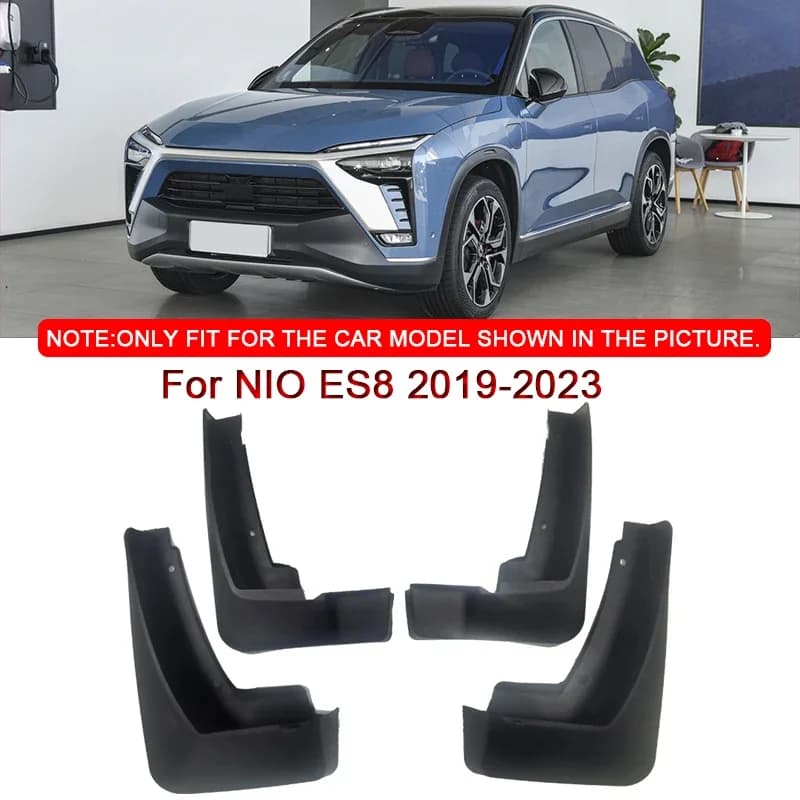 4pcs Fit For NIO ES8 2019-2023 Car Styling ABS Car Mud Flaps Splash Guard Mudguards MudFlaps Front Rear Fender Auto Accessories
